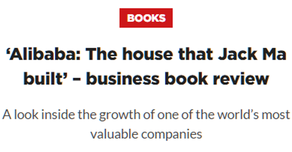 ‘Alibaba: The house that Jack Ma built’ – business book review